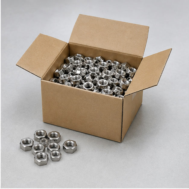 Stainless Steel Hex Nuts — DIN 934 single specification packaging 2