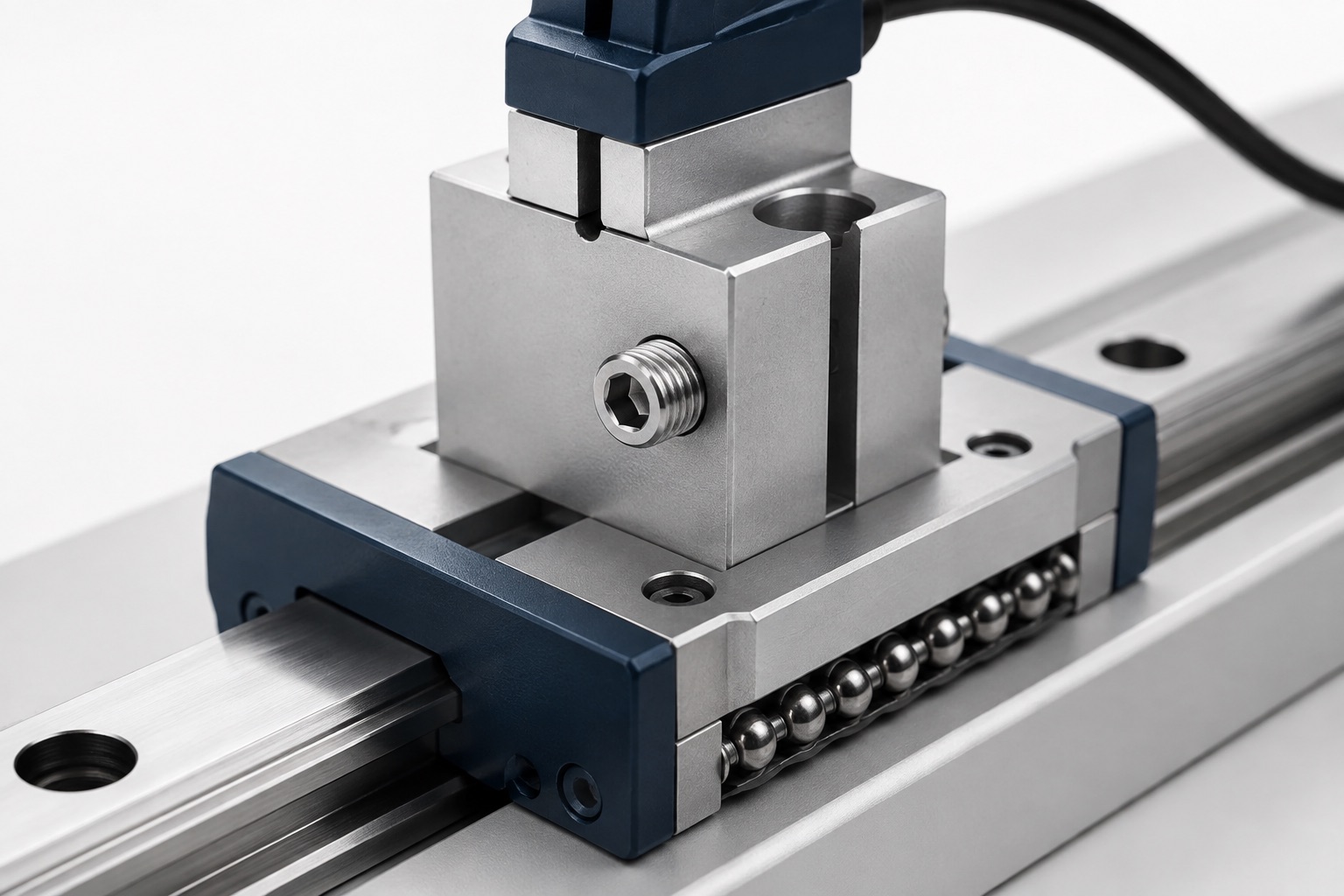 Illustrative automation equipment with hex socket set screw