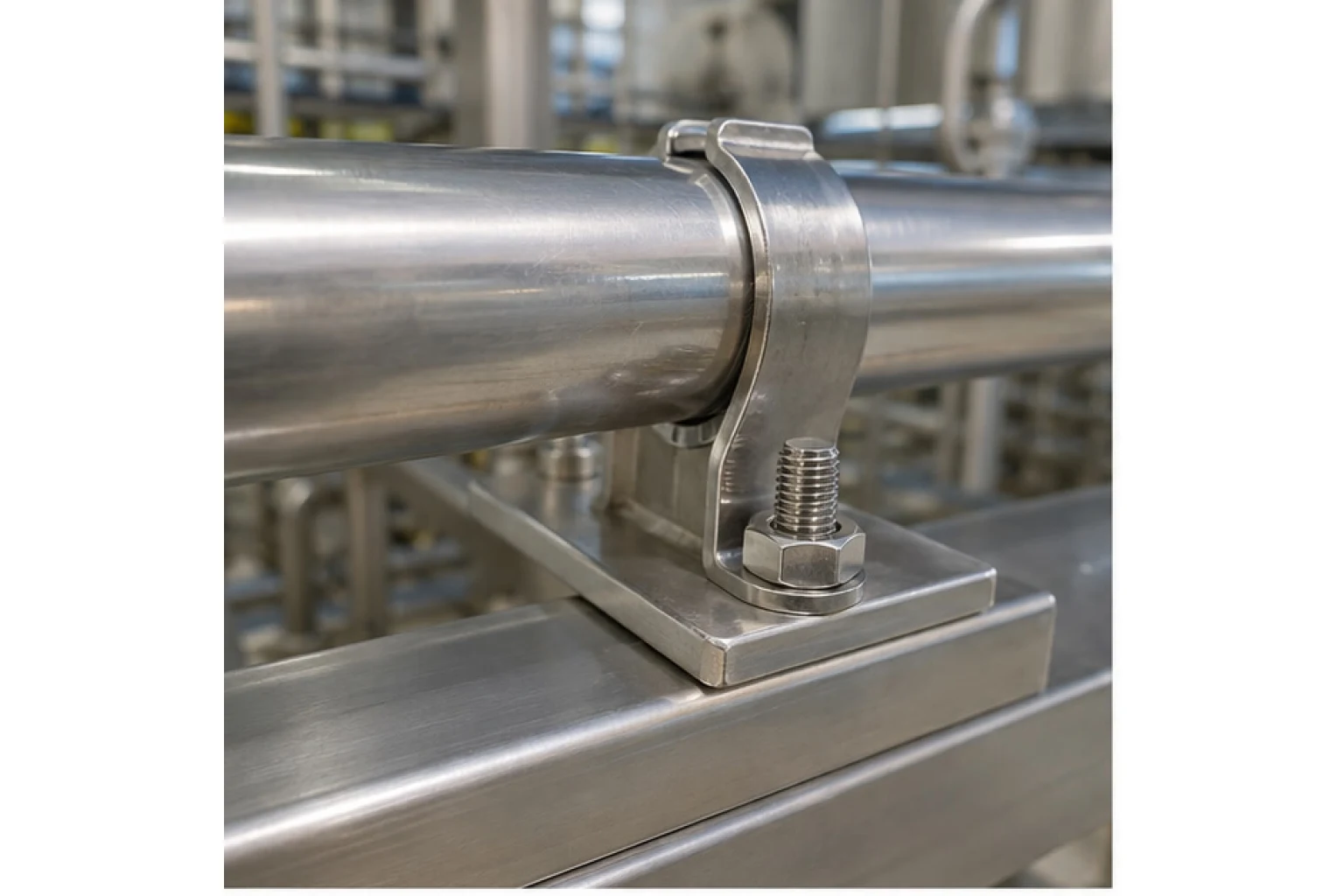 304 Stainless Steel Serrated Hex Flange Nut application illustration