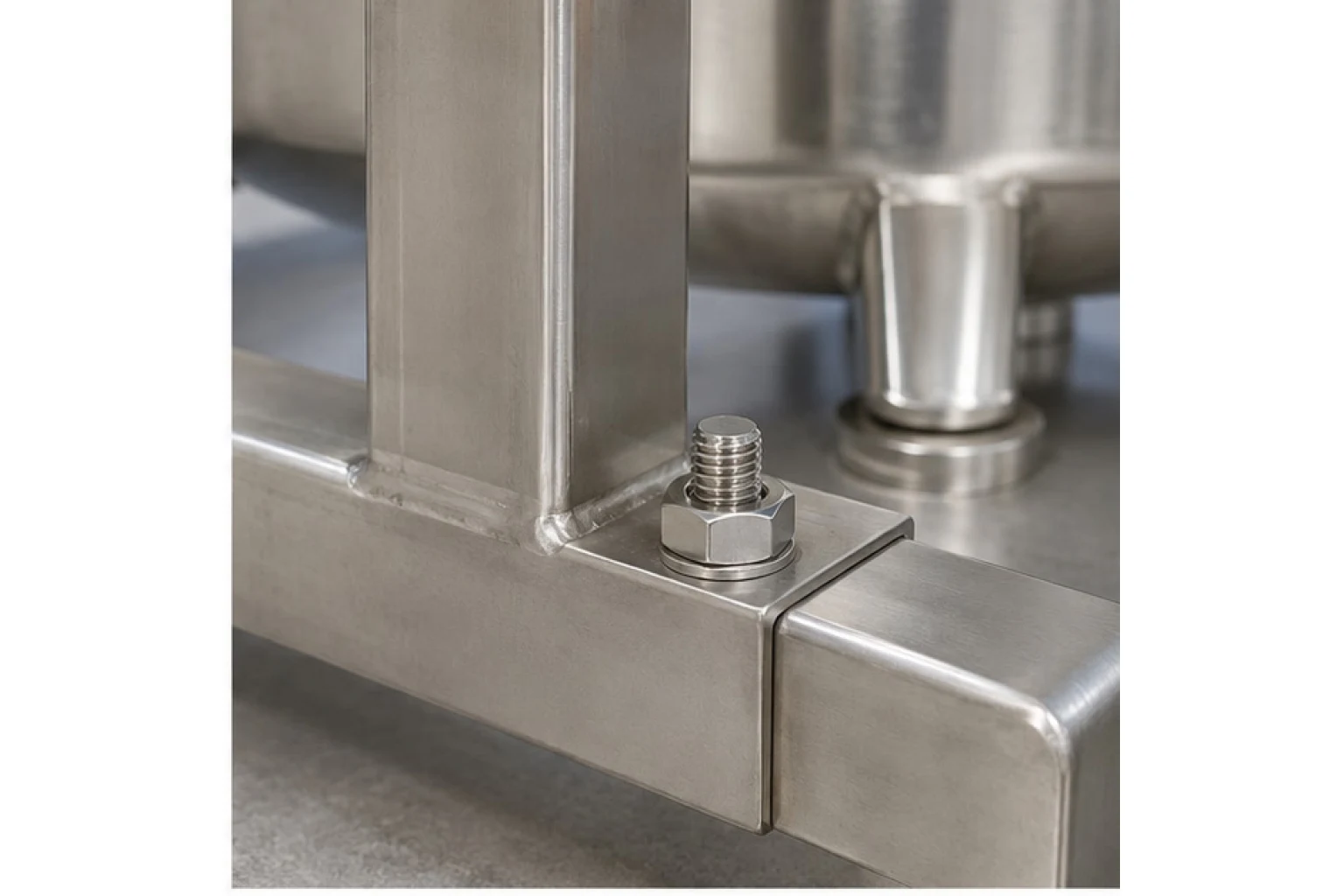 304 Stainless Steel Serrated Hex Flange Nut application illustration