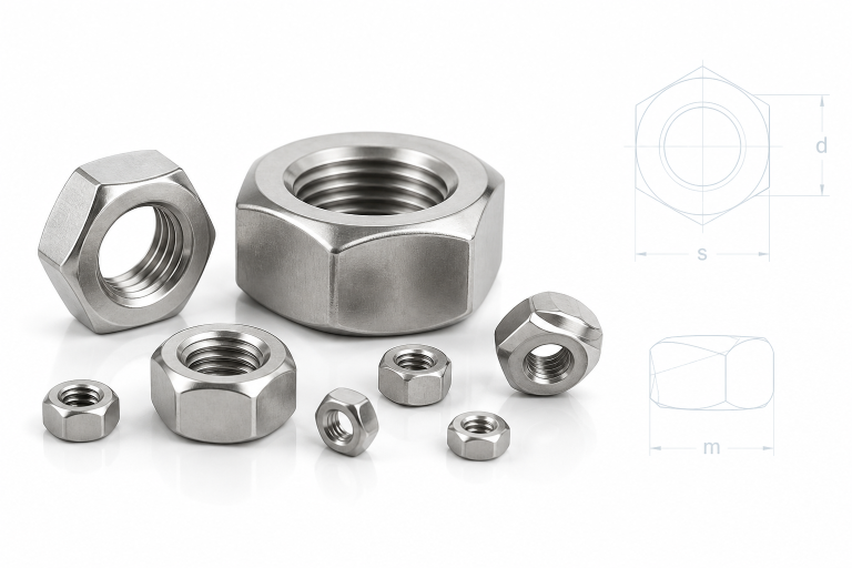 Stainless Steel Hex Nuts — DIN 934