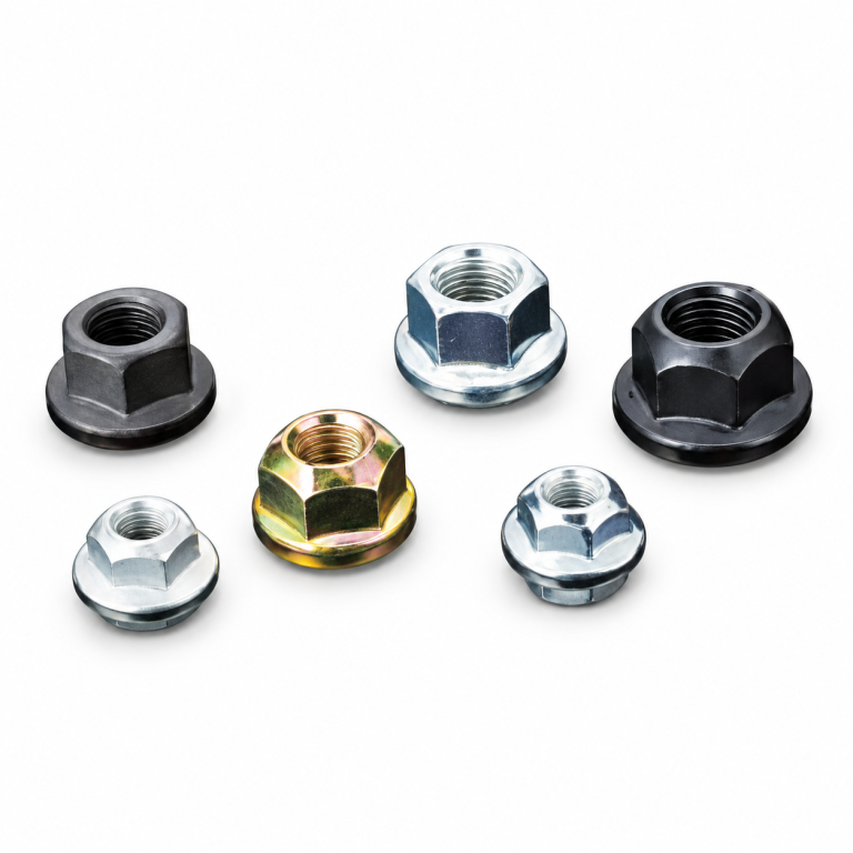 Point-Crimp Self-Locking Flange Nut